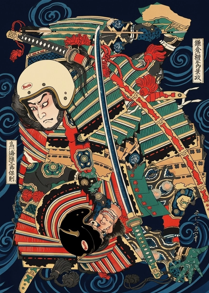 Hokusai — Kamakura Gongorō Kagemasa